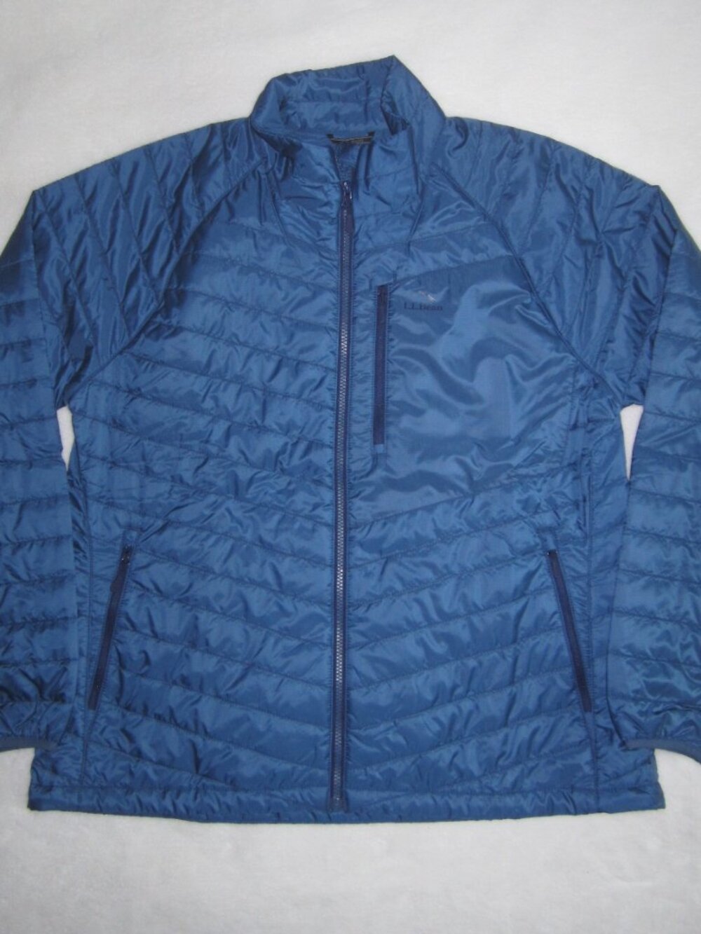 LL BEAN PrimaLoft Packaway Jacket Bright Mariner Item 525719 Women’s XL - Picture 5 of 15